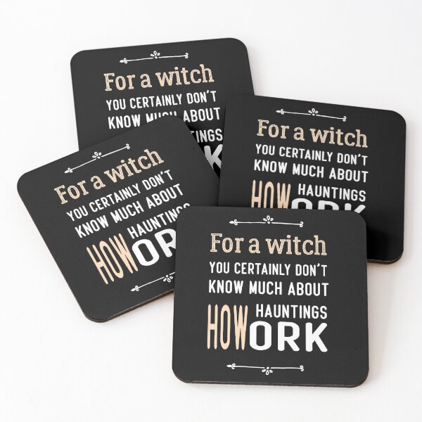 Item preview, For a witch you certainly don't know much about how hauntings work designed and sold by Brother's Clothing.