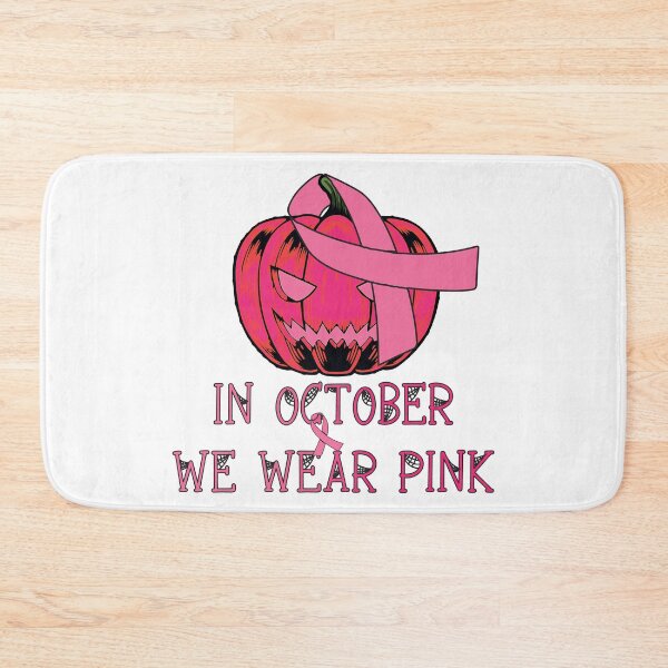 Item preview, In October We Wear Pink Pumpkin Plaid designed and sold by bahicharafe.