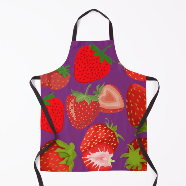 Item preview, strawberry hand drawn pattern designed and sold by Special-Ninja.