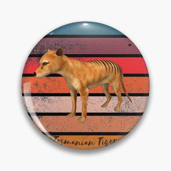 Item preview, The Extinct Tasmanian Tiger -Vintage Carnivorous Marsupial Tasmanian Tiger Design designed and sold by Red-ElYoubi.