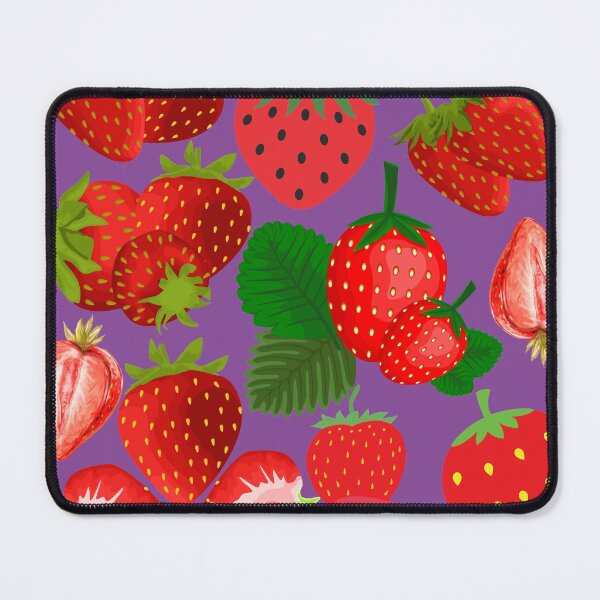 Item preview, strawberry hand drawn pattern designed and sold by Special-Ninja.