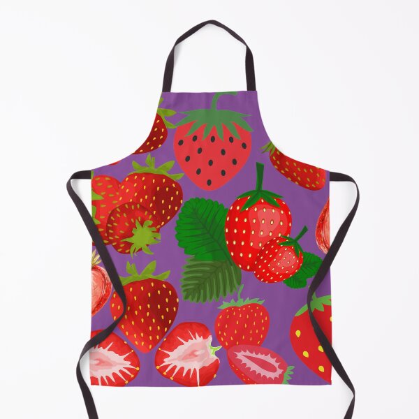 Item preview, strawberry hand drawn pattern designed and sold by Special-Ninja.