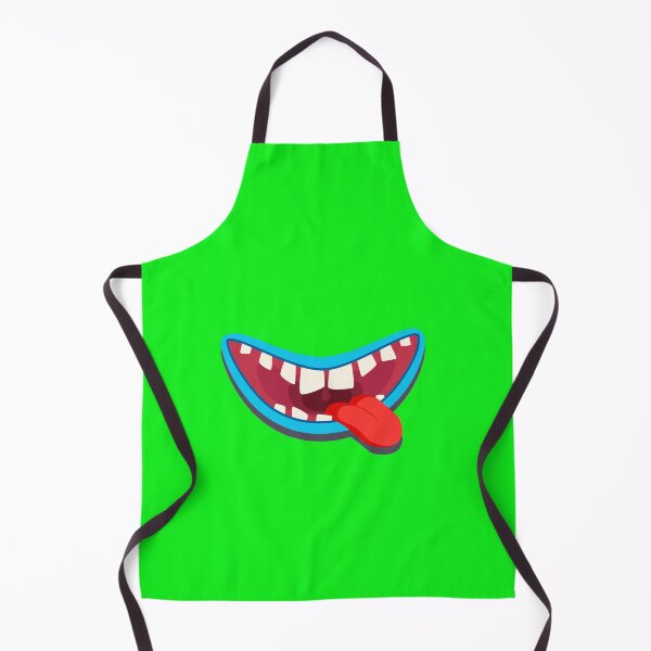 Item preview, Funny Halloween Cartoon Monster Mouth Bright Green designed and sold by Creepyhollow.