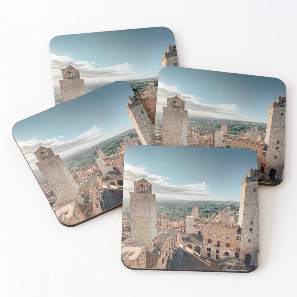Item preview, san gimignano aerial view designed and sold by franckreporter.