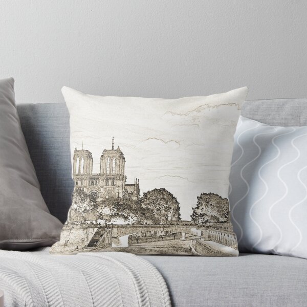 Item preview, Parisian Seine River Sketch designed and sold by MaluC.