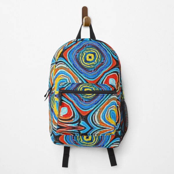 Item preview, Sky blue orange and yellow spiral abstract surrealism by Code03. designed and sold by Code03.