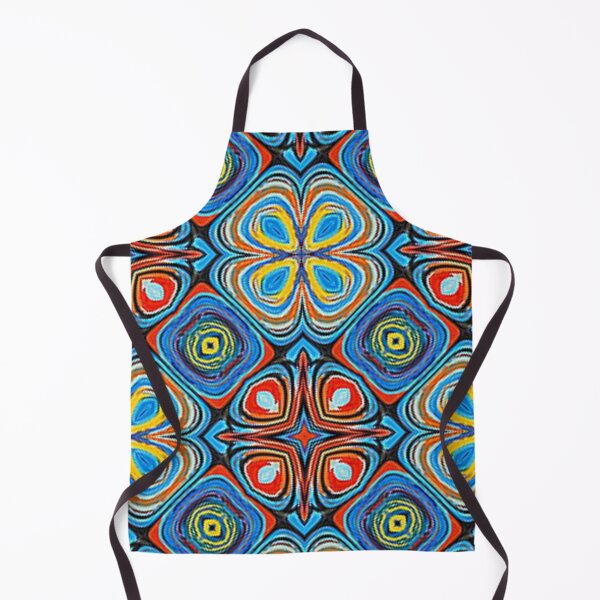 Item preview, Sky blue orange and yellow spiral abstract surrealism by Code03. designed and sold by Code03.