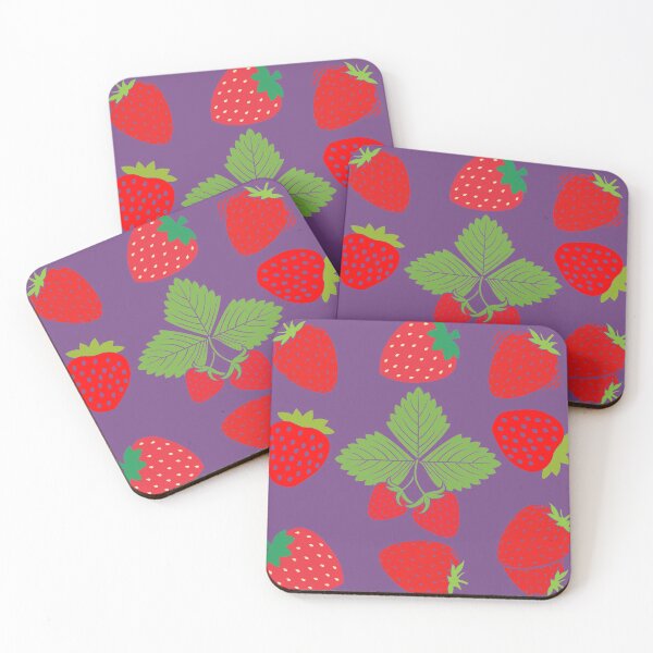 Item preview, strawberry hand drawn pattern designed and sold by Special-Ninja.