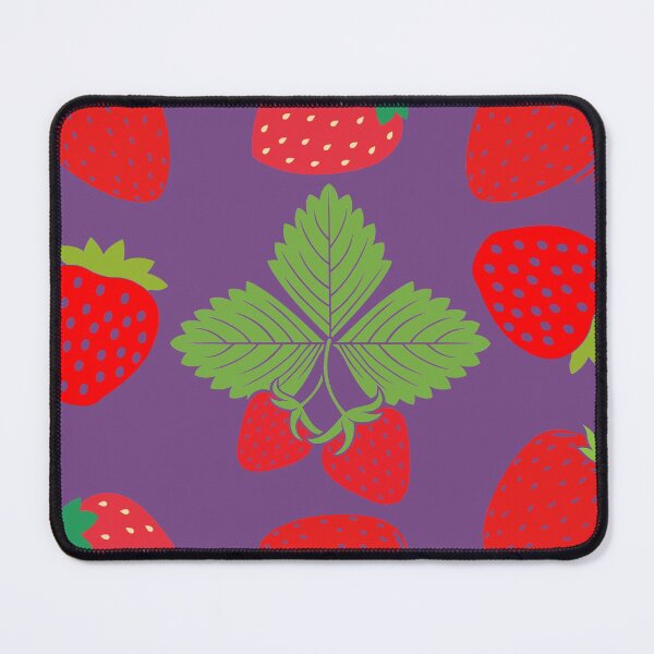 Item preview, strawberry hand drawn pattern designed and sold by Special-Ninja.