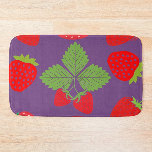Item preview, strawberry hand drawn pattern designed and sold by Special-Ninja.