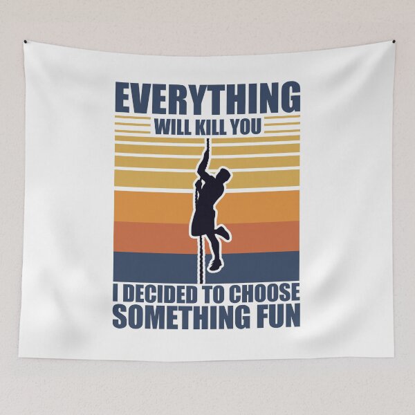 Item preview, Do Something Fun Rope Climbing Gift Idea designed and sold by DadJokeDescript.