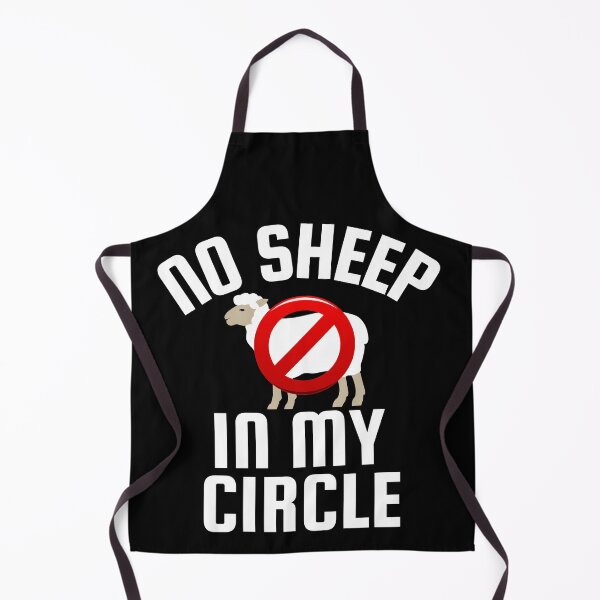 Item preview, No Sheep In My Circle - Simple Straightforward designed and sold by DeansDesigns44.