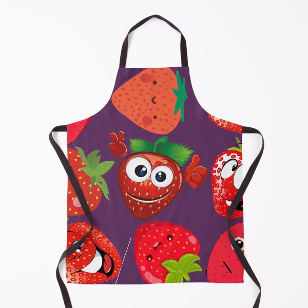 Item preview, strawberry hand drawn pattern designed and sold by Special-Ninja.