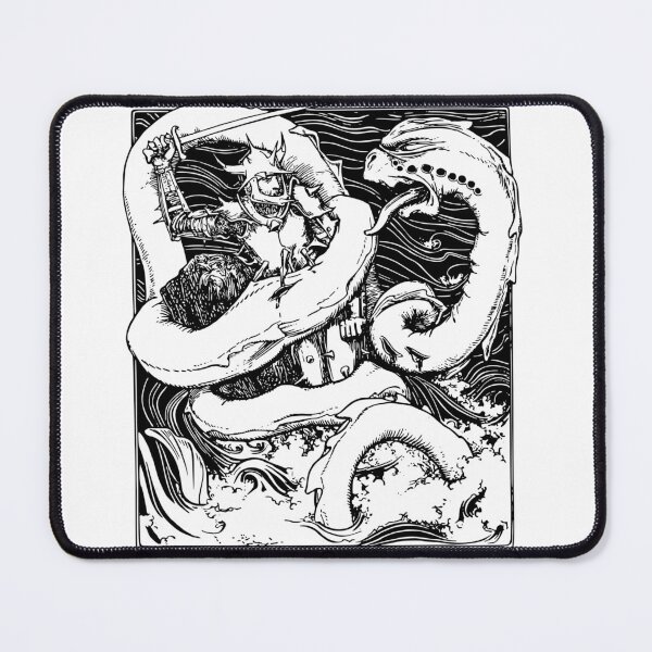 Item preview, Knight vs Dragon - Black designed and sold by ArtSellerWorker.