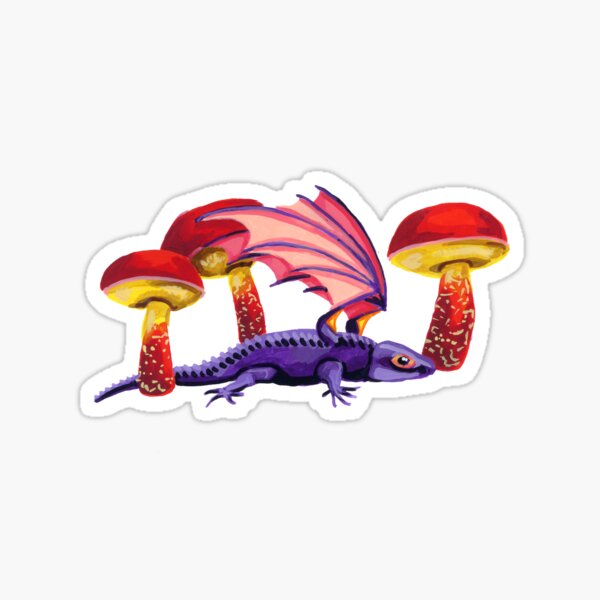 Item preview, Crocodile Skink | Rhubarb Bolete designed and sold by VivianRosalee.