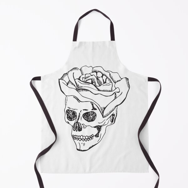 Item preview, Rose Of Skull Sticker designed and sold by Water Flick.