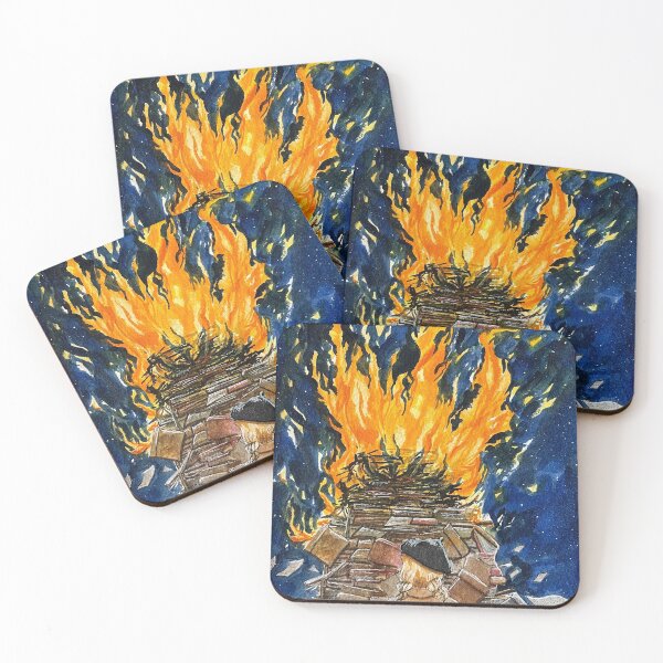 Item preview, Liesel at the book burning designed and sold by christinaeline.