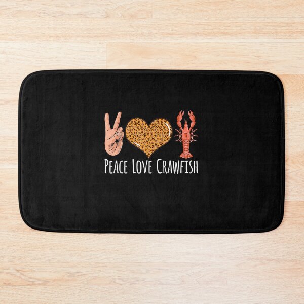 Item preview, Funny Peace Leopard Love Crawfish Cajun designed and sold by DinashiCorne.
