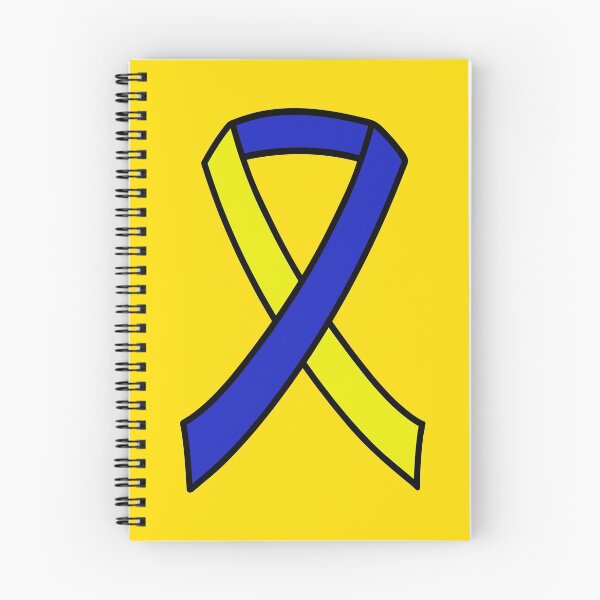 Item preview, Down Syndrome Awareness Ribbon Yellow Background designed and sold by KTCreativeSide.
