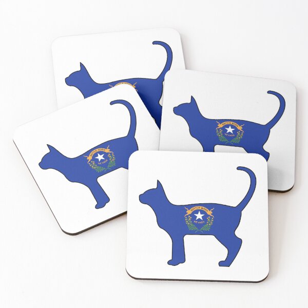 Item preview, State of Nevada Flag for Cat Lovers designed and sold by Gsallicat.