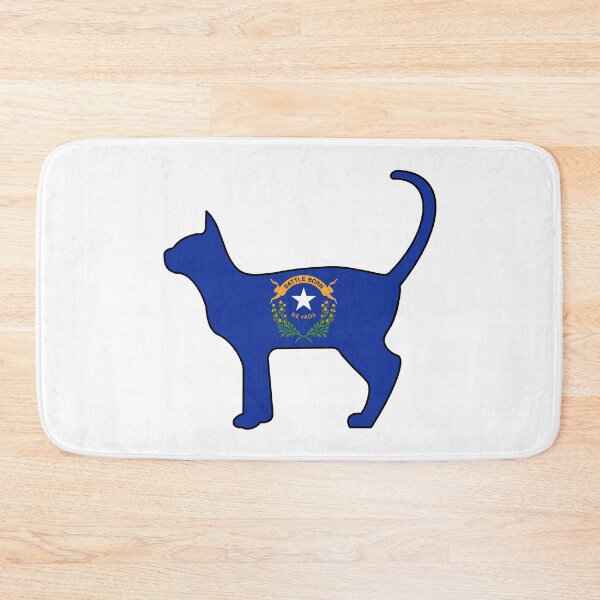 Item preview, State of Nevada Flag for Cat Lovers designed and sold by Gsallicat.
