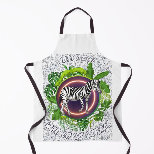 Item preview, Just a girl who loves zebras - Colorful compositions, art and animals, funny drawings designed and sold by AdvanceDesign.