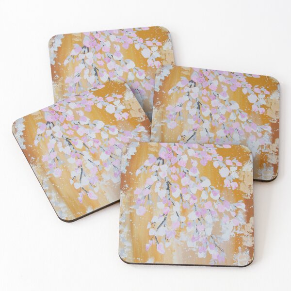 Item preview, Cherry Blossom with Abstract Flowers designed and sold by cathyartist.