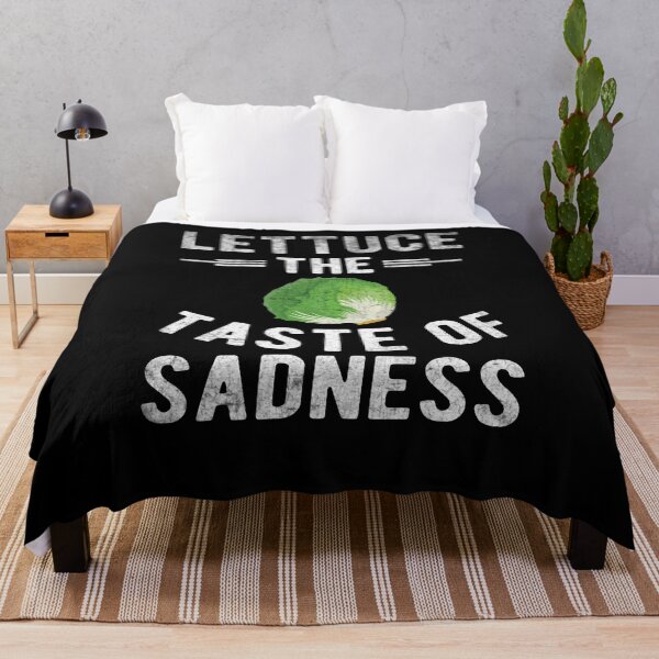 Item preview, Lettuce The Taste of Sadness Funny Carnivore designed and sold by LAXIR.
