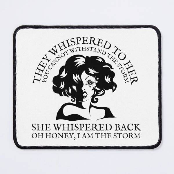 Item preview, She whispered back I am the storm, inspirational gifts for her designed and sold by Auntieck.