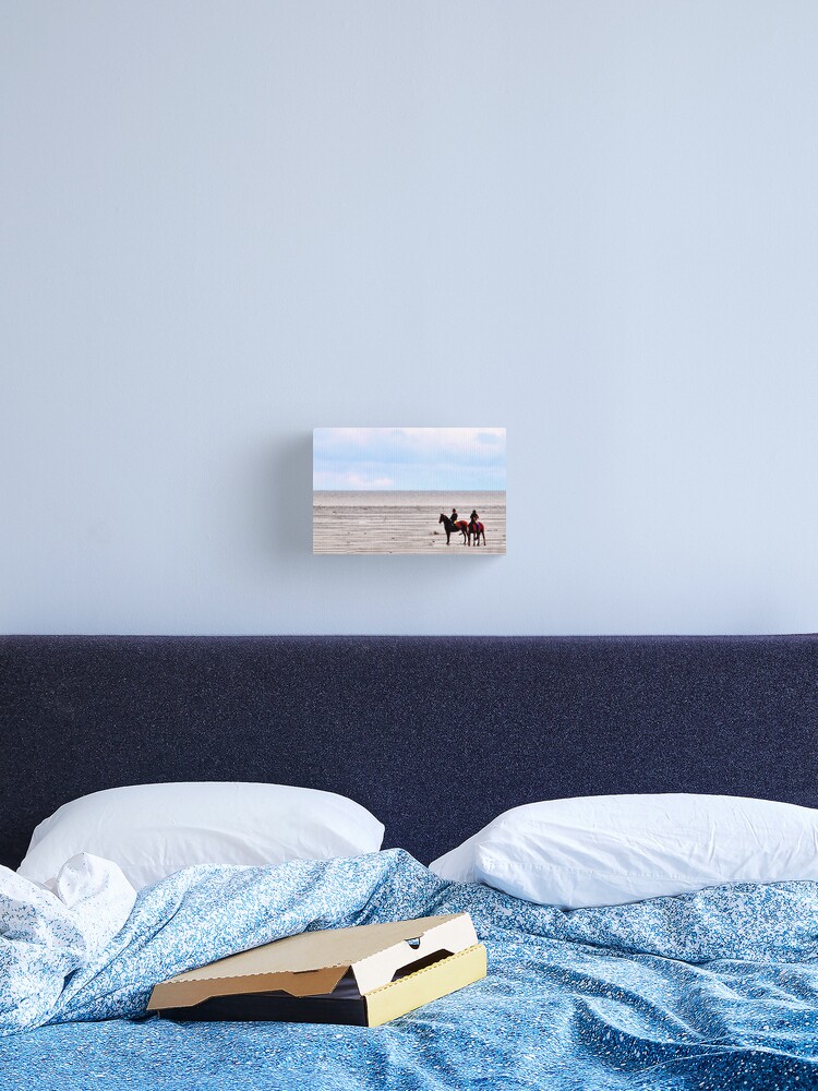 Thumbnail 2 of 3, Canvas Print, Horseback Riding designed and sold by MaluC.