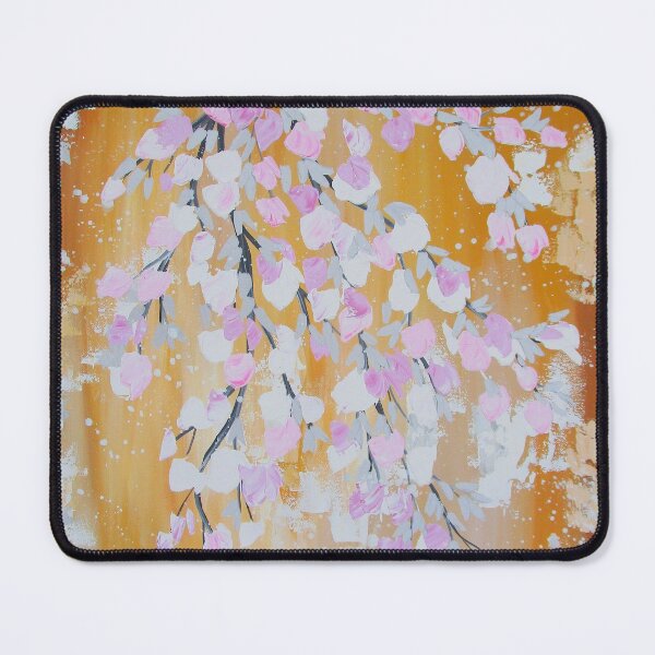 Item preview, Cherry Blossom with Abstract Flowers designed and sold by cathyartist.