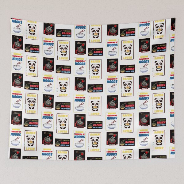 Item preview, ramen noodles sticker pack designed and sold by Bizarro23.
