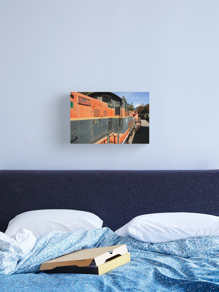 Thumbnail 2 of 3, Canvas Print, At the End of the Railway designed and sold by MaluC.