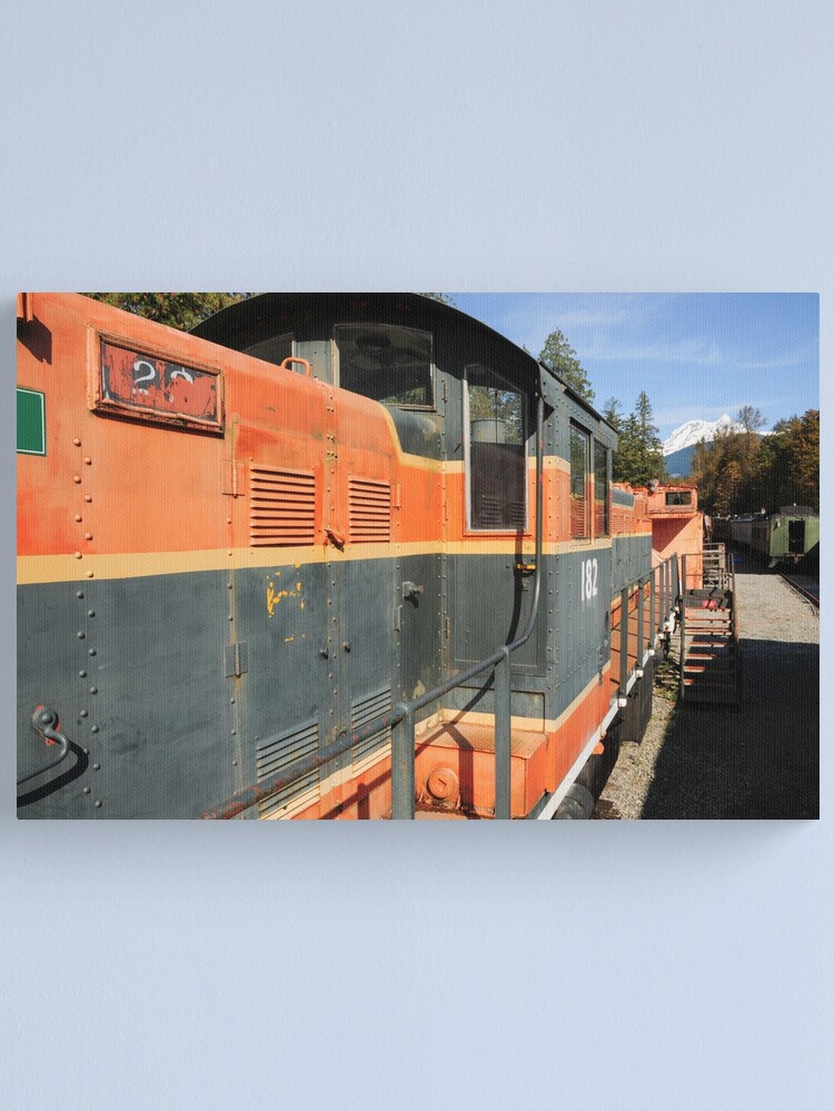 Thumbnail 1 of 3, Canvas Print, At the End of the Railway designed and sold by MaluC.