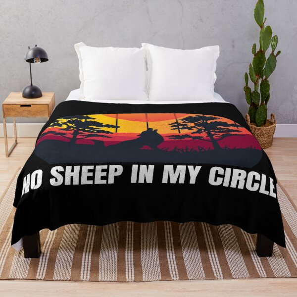 Item preview, No Sheep In My Circle Sunset Wolf designed and sold by Alladin7.
