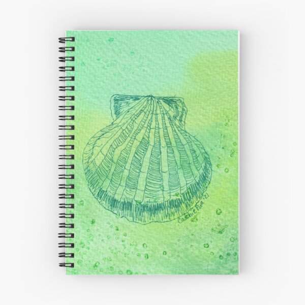Item preview, Green Scallop Shell designed and sold by CathiePuaArt.