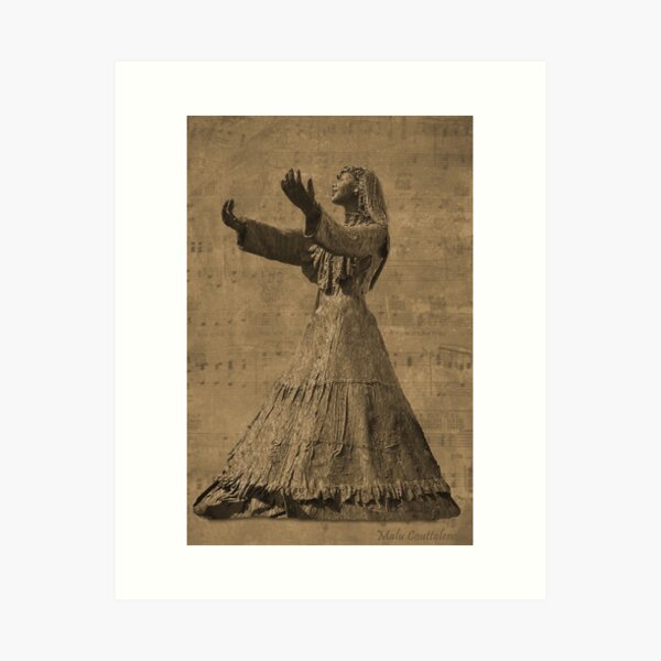 The Singer Antique Art Print