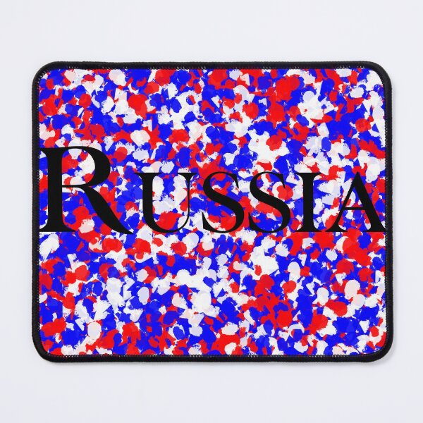 Item preview, Russia Abstract Flag with Text  designed and sold by SilverFantasy.