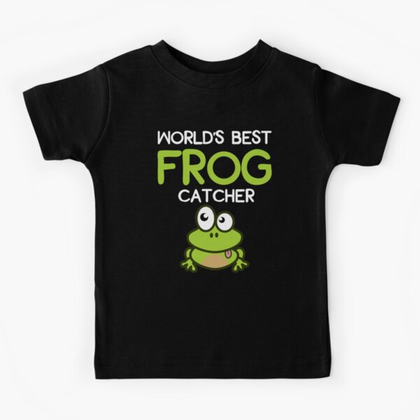 World's Best Frog Catcher Funny Gifts for Kids Who Love Catching Frogs Kids  T-Shirt for Sale by alenaz