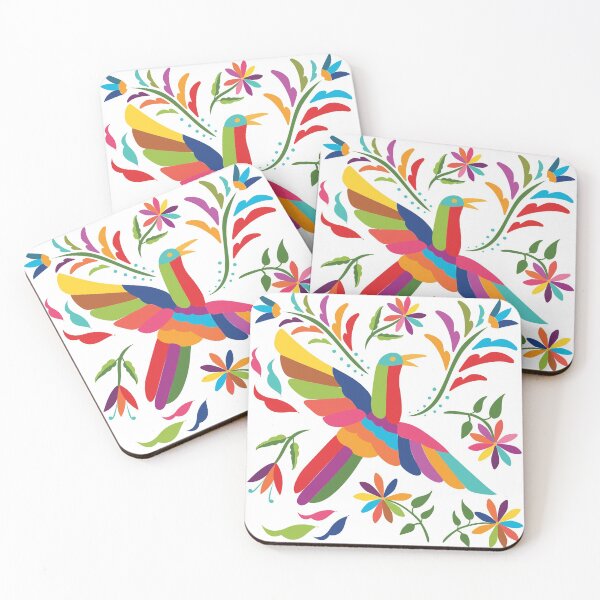Item preview, Mexican Otomí Colorful Flying Bird by Akbaly designed and sold by Akbaly.