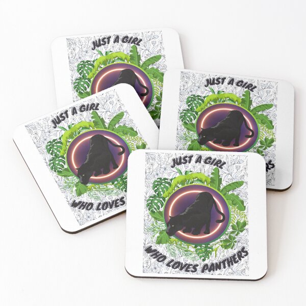 Item preview, Just a girl who loves panthers - Colorful compositions, art and animals, funny drawings designed and sold by AdvanceDesign.