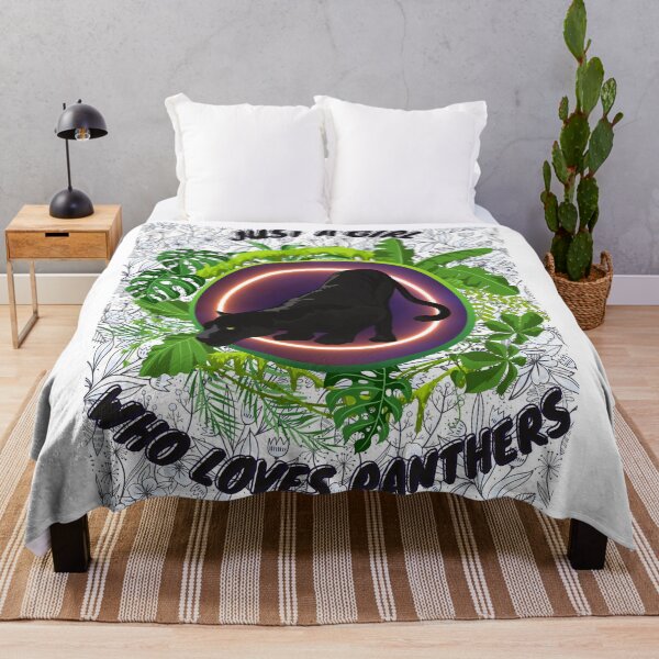 Item preview, Just a girl who loves panthers - Colorful compositions, art and animals, funny drawings designed and sold by AdvanceDesign.