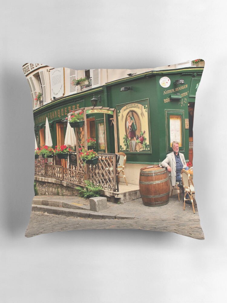 Thumbnail 3 of 4, Pillow, Parisian Restaurant 2 designed and sold by MaluC.
