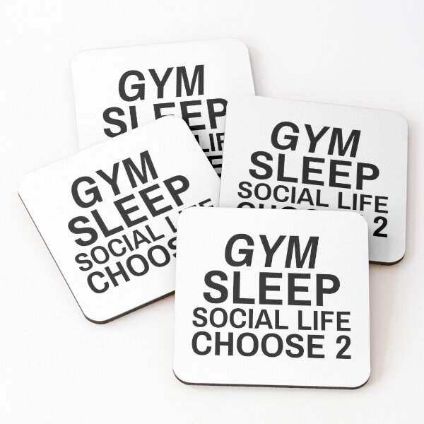 Item preview, Gym sleep social life choose 2  designed and sold by josephsteez.