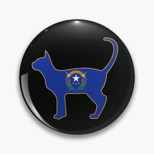 Artikelvorschau, Bundesstaat Nevada Flagge für Katzenliebhaber (dunkel) entworfen und verkauft von Gsallicat.