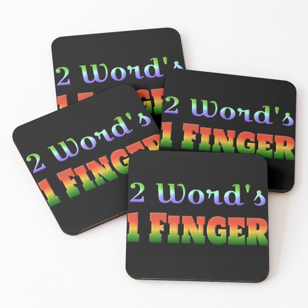 Item preview, 2 Words 1 Finger designed and sold by Paula Helit.