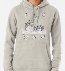 Santa-Totoro Weihnachtsstrickjacke Hoodie