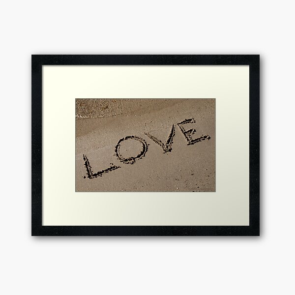 Item preview, Love Written on the Sand designed and sold by MaluC.