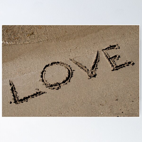 Item preview, Love Written on the Sand designed and sold by MaluC.