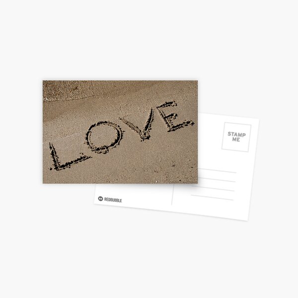 Item preview, Love Written on the Sand designed and sold by MaluC.
